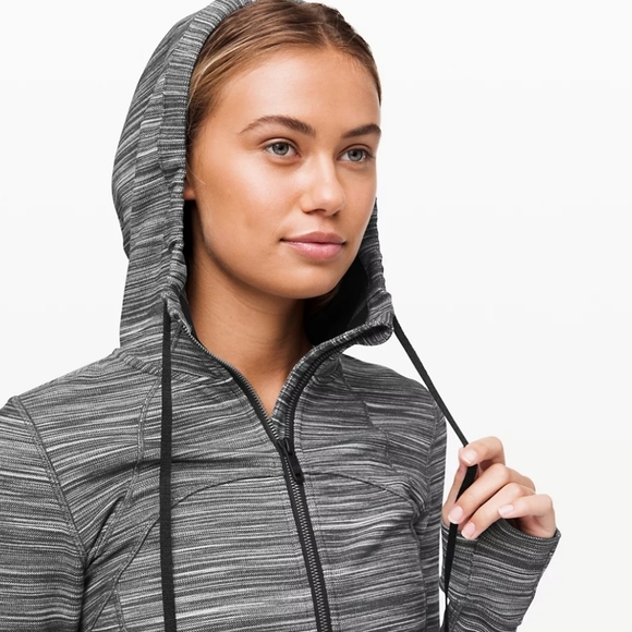 Lululemon Define Hooded Nulu Jacket HBLK/WHT/BLK 4 - Picture 11 of 13